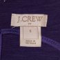 J Crew Purple Sleeveless / side pockets Back Zip Dress Size S