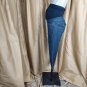 Bella Nda Blue Denim Maternity Capri Size M