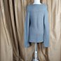 Talbots Gray Cotton Blend Rib Sweater Size L