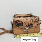 Leather Detail Crossbody/ Shoulder/ Handbag