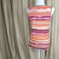 Jones New York Signature Tie Dye Print Top Size M