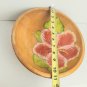 Vintage 1950's Wooden Hand Carved & Painted Decorative Bowl