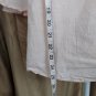 Loft Outlet Peach And White Lace Detail Ruffled Sleeves Top Size M