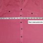 Elementz Orange V Neckline Adjustable Sleeves Button Down Top Size PL