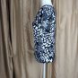 East 5th Black & White Print Cotton Blend Detail Button Down Cardigan Size S
