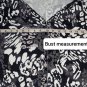 East 5th Black & White Print Cotton Blend Detail Button Down Cardigan Size S