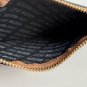 Steve Madden Brown Faux Leather Slim Wristlet