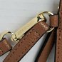 Steve Madden Brown Faux Leather Slim Wristlet