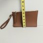 Steve Madden Brown Faux Leather Slim Wristlet