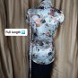 Gibson Ivory Print Button Down Detail Top Size S
