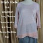 Simply Novelle Pink Detail Hem Tunic Top Size XXL