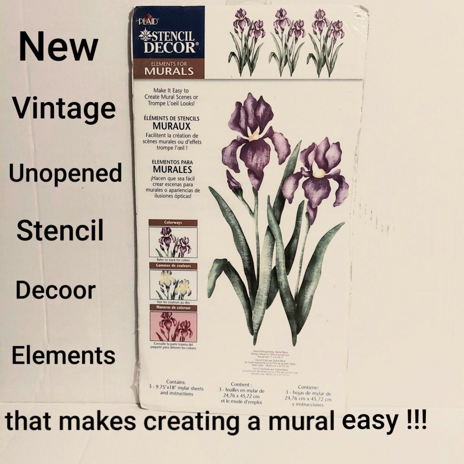 Vintage New Stencil Element