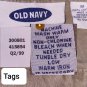 Vintage Old Navy Sun Washed Green Denim Cargo Skirt Size 8