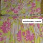 Lands End Kids Girls 100% Cotton Floral Print Detail  Dress Size 7
