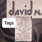 David N. Black Linen Blend Side Splits Skirt Size 10