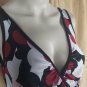 Miss Bisou v neckline printed maxi dress size M