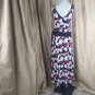 Miss Bisou v neckline printed maxi dress size M
