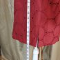 coldwater creek Berry Red Fitted Waistband Back Knee Split Skirt Size 14
