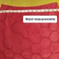 coldwater creek Berry Red Fitted Waistband Back Knee Split Skirt Size 14