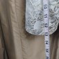 J.crew Ivory & Gold Print Cotton Blend Side Zip Shorts Size 12