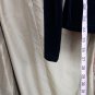 NEW Vintage Linea By Louis Dell'Olio Black Plush Scoop Neck Top Size M