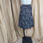 Sweet Lilly black and white ruffled detail skirt size 12