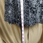 Sweet Lilly black and white ruffled detail skirt size 12