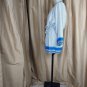Soprano White & Black Print With Blue Details Long Sleeves Romper Size L