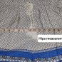Soprano White & Black Print With Blue Details Long Sleeves Romper Size L