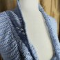 Blue Knit Buttonless Long Sleeve Cardigan Size M