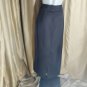 Parisian Signature Coffee Brown Side Pockets Back Knee Split Skirt Size 8