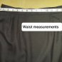Parisian Signature Coffee Brown Side Pockets Back Knee Split Skirt Size 8