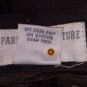 Parisian Signature Coffee Brown Side Pockets Back Knee Split Skirt Size 8