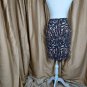 Talbots Black Animal Print Pencil Skirt Size 4