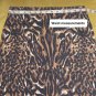 Talbots Black Animal Print Pencil Skirt Size 4
