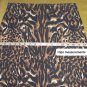 Talbots Black Animal Print Pencil Skirt Size 4