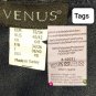 Venus Navy Blue Lace Detail Neckline Long Sleeves Dress Size XS