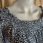 Chanler Henry Black & White Polka-dot Dress Size L