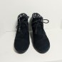 Toms Boots Womens 8 Desert Wedge Heels Ankle Booties 380515 Black Suede Suede