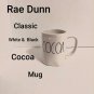 Rae Dunn White COCOA Coffee Cup Cocoa Mug Artisan Collection By Magenta 16oz