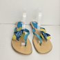 Glacee Floral Leather Made In Spain Sandals Size 9.5M