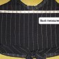 Lush Black Striped V Neckline Tie Front Tank Top Size M