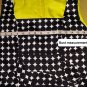Kim Rogers White And Black Polka-dots Square Neckline ]back Zip Dress Size 12P