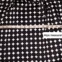 Kim Rogers White And Black Polka-dots Square Neckline ]back Zip Dress Size 12P