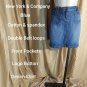 New York And Company Blue Denim Front Pockets Skirt Size 6