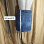 New York And Company Blue Denim Front Pockets Skirt Size 6