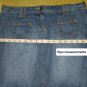 New York And Company Blue Denim Front Pockets Skirt Size 6