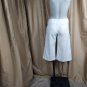 Julie Haus Ivory Seersucker Pleated Wide Leg Crop Pants Size 0