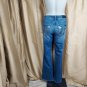 Seven 7 Sparkle Back Pockets Slim Boot Cut Jeans Size 6