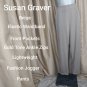 Susan Graver Beige Pockets Zip Hem Fashion Joggers pants Size XL